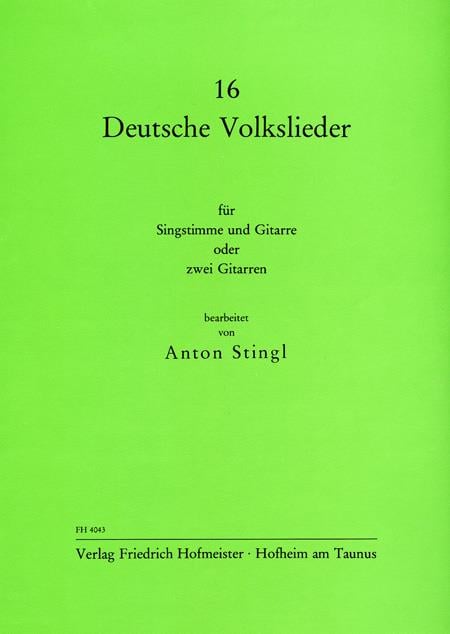 16 Deutsche Volkslieder